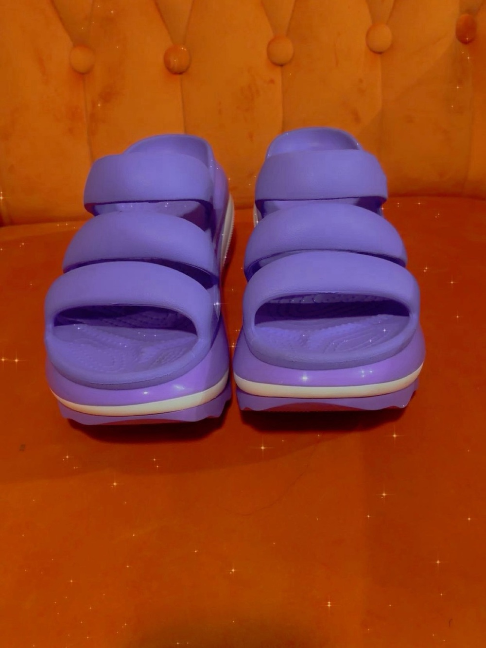 Women’s Cushioned Purple Slide Sandals